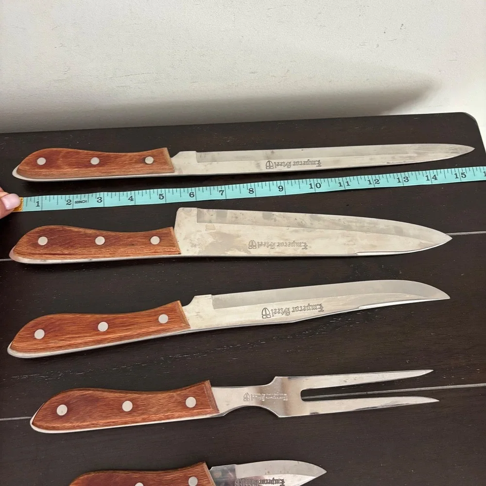 Emperor Steel | 5 Piece Knife Set | Vintage | Japanese | Stainless Steel